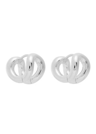 LIÉ STUDIO Lie Studio The Asta Sterling Silver Hoop Earrings - One Size
