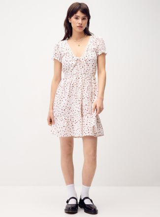 Twik Womens Organic cotton gauze tiered dress