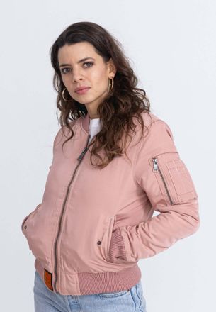 Bombers Original Bomberjacke BOMBERS ORIGINAL Bombers Original Bomberjacke Original-W, Damen, Gr. XS, rosa, Obermaterial: 100% Polyester PES., Jacken Bomberjacke