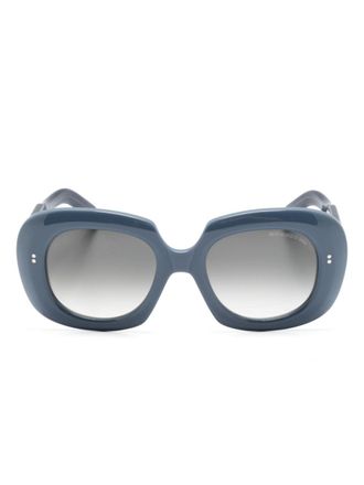 Cutler and Gross 9383 round-frame sunglasses - unisex - Acetate - 53 - Blue