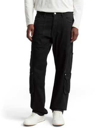 Tom Tailor Denim Relax-fit-Jeans TOM TAILOR DENIM, Herren, Gr. 29, L&auml;nge 30, schwarz stone schwarz schwarz denim, Denim/Jeans, Obermaterial: 100% Baumwolle. Futter: 65