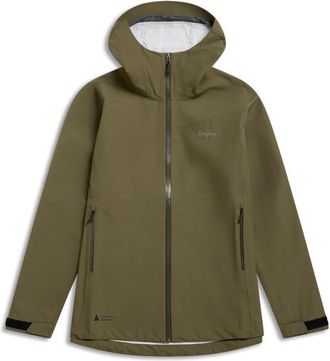 Bergans Essentials 2.5L Shell Jacket Regenjacke f&uuml;r Herren | oliv