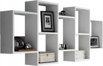 OEM Mensola Pensile Mensola Pensile Da Parete Mensola Da Parete Polo Bis Bianco 147 Cm