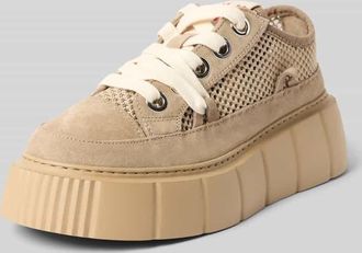INUIKII Sneaker mit Plateau Modell Matilda in Beige, Gr&ouml;&szlig;e 36