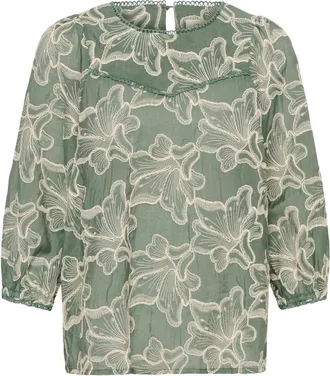 Cream Blusa - Blouses & Shirts - Mujer - Verde - 2XL