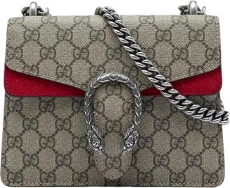 Gucci Pre-owned Dionysus Crossbody Bag - Dames - Vintage Schoudertas - Beige - ONE Size - Leer - Vintage