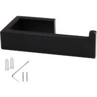 OEM Portarrollos De Papel Higi&eacute;nico De 14,5 Cm, Color Negro, Para Montaje En Pared, Acero Inoxidable 304, Acabado Cepillado, Ideal Para Ba&ntilde;o Y Cocina - Cr