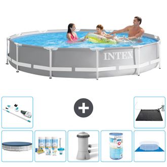 Intex Piscina Prism Frame Redonda - 366x76 Cm - 7-piezas S31952