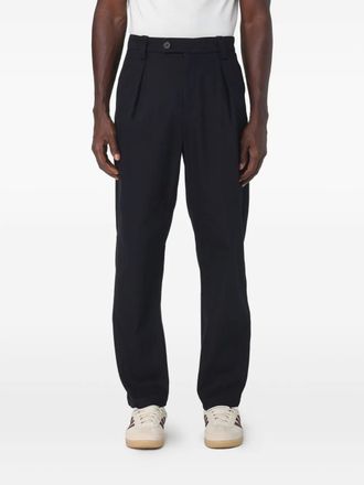 A.P.C. Renato pleated trousers - men - Cotton/Wool - 52 - Blue