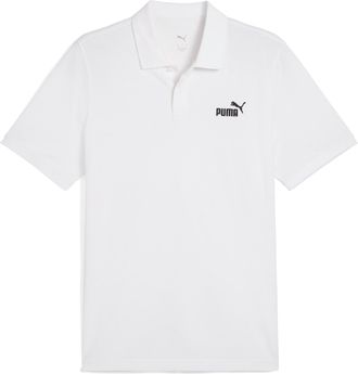Puma Poloshirt PUMA ESS NO. 1 LOGO PIQUE POLO, Herren, Gr. XXL, weiss (puma wei&szlig;), Piqu&eacute;, Obermaterial: 96% Baumwolle, 4% Elasthan, unifarben, regular fit 