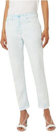 Dondup Juweelknoop Mila Broek - Dames - Slim Fit Broeken - Wit - W25 - Broeken