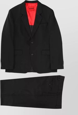 HUGO BOSS tailored suit notch lapel back vent