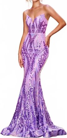 Portia & Scarlett Evening Dress In Lilac