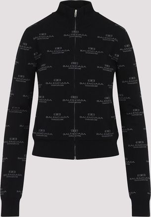 Balenciaga All-over Zip-up Cardigan
