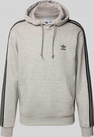 adidas Originals Hoodie mit Kapuze in Dunkelgrau Melange, Größe XXL
