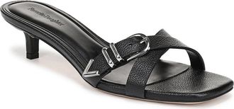 Favorite Daughter Shiloh Kitten Heel Sandal in Black at Nordstrom, Size 6.5