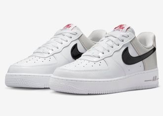 Nike Womens Nike Air Force 1 Low DQ7570-075 Sneakers Womens White Light Iron Lifestyle Shoes