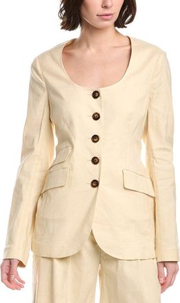 Rag & Bone Rag & Bone Roslyn Linen-Blend Blazer