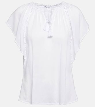 Poupette St Barth Top Elsa con volant