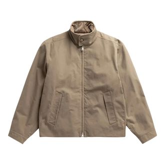 Norse Projects Froan Gore-Tex Windstopper Harrington Jas - Heren - Zomerjassen - Beige - L - Wol - Jassen