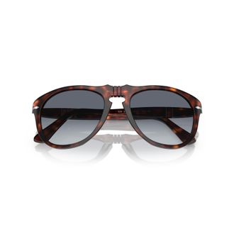 Persol 0po0649 Classic Aviator Sunglasses with Tortoiseshell Frame