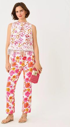 Lilly Pulitzer 27 Carwyn High Rise Crop Flare Pant