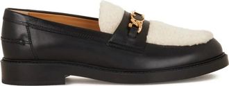 Tod's Faux Fur Teddy Loafer - Dames - Loafers - Zwart - 38 EU - Leer - Schoenen