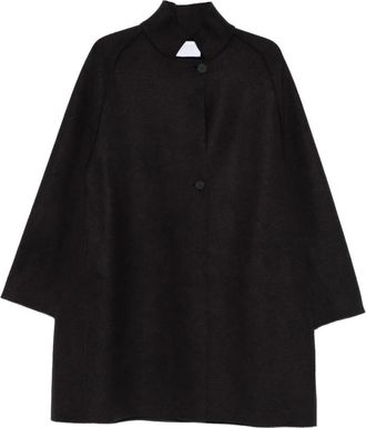 Harris Wharf London Cappotto con bottoni - Marrone