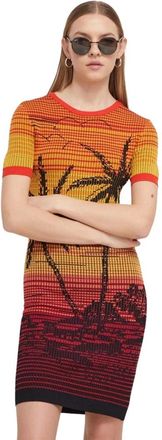Desigual Bipalmeri Jurk - Dames - Kleedjes - Veelkleurig - L - Kleedjes