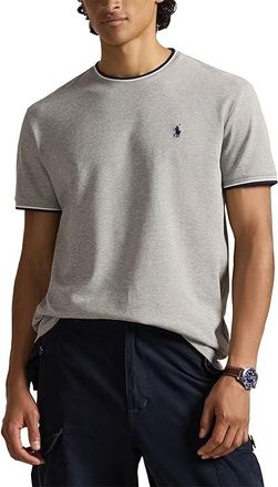 Polo Ralph Lauren Classic Fit Stretch Mesh T-Shirt Mens T Shirt Andover Heather : 2XL, Cotton/Elastane