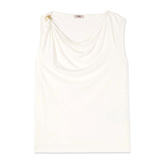 Oltre Dames, Tops, Wit, Maat: 2XL Viscose