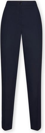 Elena Miro Cady Broek - Dames - Slim Fit Broeken - Blauw - XL - Polyester - Broeken