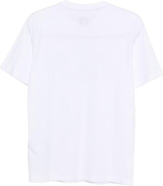 Emporio Armani Mens T-Shirt Crewneck White Cotton T-Shirts And Polos