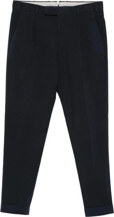 Pantaloni Torino Rebel Pleated Broeken - Heren - Chinos - Blauw - XL - Katoen - Broeken