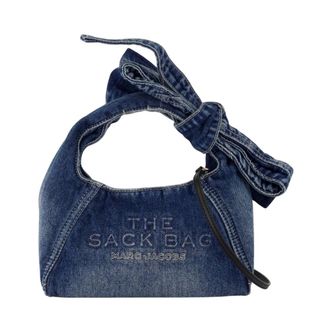 Marc Jacobs Handbags, female, Blue, Size: ONE SIZE The Mini Sack Bag