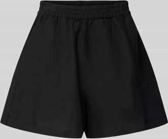 Boss Orange by Hugo Boss BOSS Orange Relaxed Fit Shorts aus Leinen-Viskose-Mix Modell TALLAN in Black, Gr&ouml;&szlig;e 46