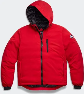 Canada Goose Manteau &agrave; capuchon Lodge (Hommes, Atlantic Nvy, TTTG)