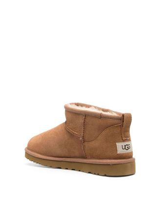 UGG Mens Classic Ultra Mini Boots Brown Shoes >