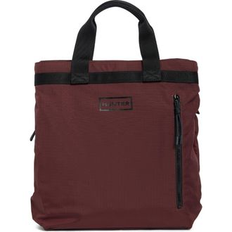 Hunter Hybrid Convertible Tote Bag in Bordo at Nordstrom Rack