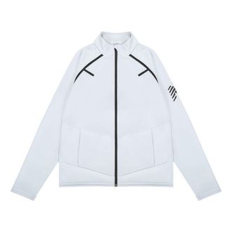 New Balance Tenacity Football Training Track Jacket Asia Sizing White AMJ23090-LAN