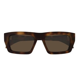 Gucci Sunglasses, unisex, Brown, Size: 54 MM Gg2020S Rectangular Sunglasses