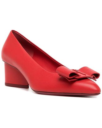 Ferragamo Viva Bow Leather Pump