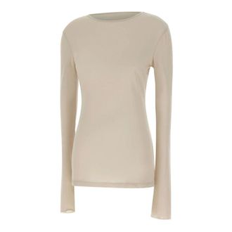 Entire studios Sheer Long Sleeve - female - ENTIRE STUDIOS - Round-neck Knitwear - White - S - Knitwear