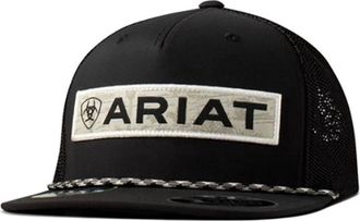 Ariat Desert Patch Rope Cap Snapback In Black