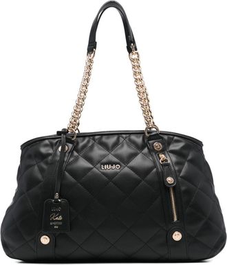 Liu Jo quilted shoulder bag - Black