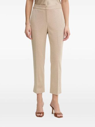 BOSS Pantaloni crop - Toni neutri