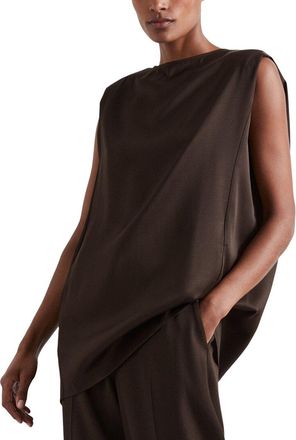 Reiss Camille Wool-Blend Tunic Top