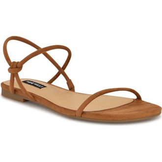 Nine West Maizy Ankle Strap Sandal in Medium Natural at Nordstrom Rack, Size 8.5