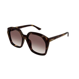 Chloé Sunglasses, unisex, Brown, 57 MM, Authentic Stylish Glasses with Premium Quality