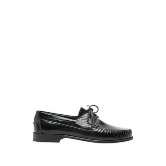 Vinny&rsquo;s Bootschoen - Heren - Bootschoenen - Zwart - 44 EU - Leer - Schoenen